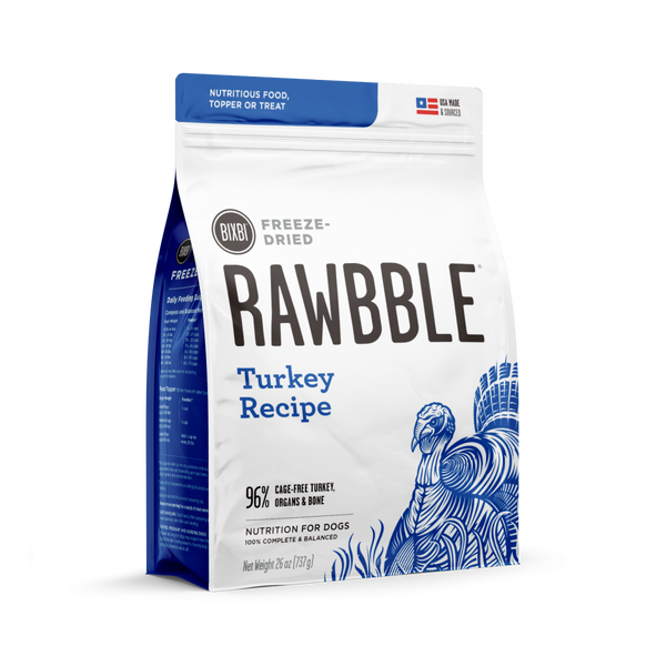 BIXBI Rawbble Freeze Dried Turkey