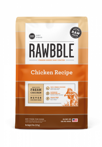 Bixbi Rawbble Kibble Grain Free Chicken Dog Food