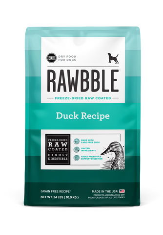 Bixbi Rawbble Kibble Grain Free Duck Dog Food