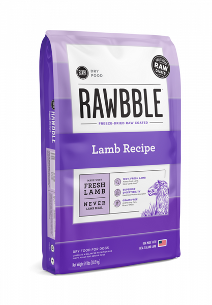 Bixbi Rawbble Kibble Grain Free Lamb Dog Food