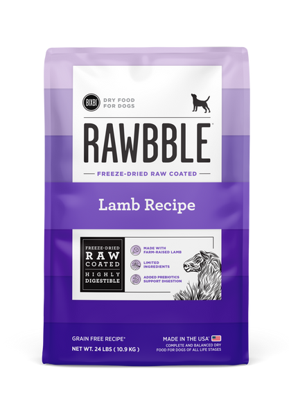 Bixbi Rawbble Kibble Grain Free Lamb Dog Food