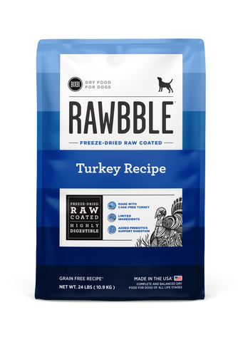 Bixbi Rawbble Kibble Grain Free Turkey Dog Food