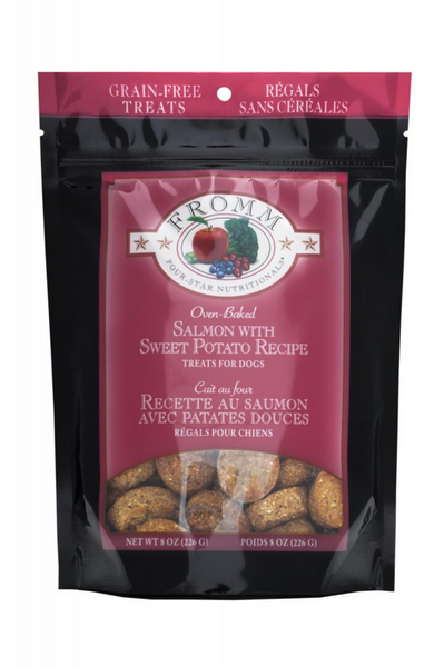 Fromm Four Star Nutritionals Grain Free Salmon with Sweet Potato Baked Dog Treats