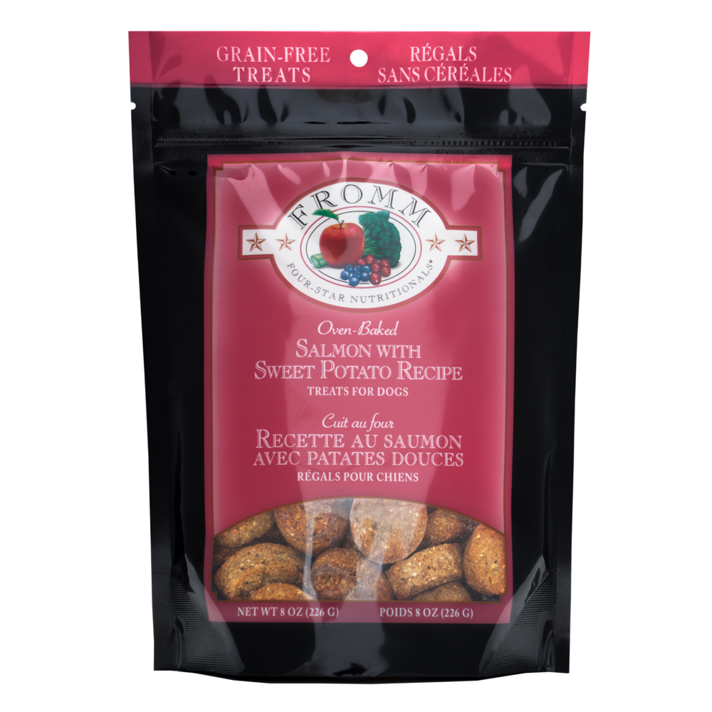 Fromm Four Star Nutritionals Grain Free Salmon with Sweet Potato Baked Dog Treats