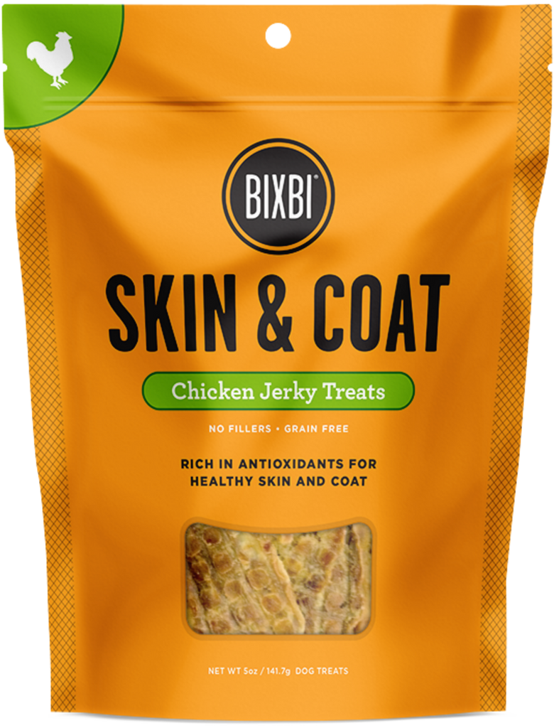 Bixbi Skin & Coat Chicken Breast Jerky Dog Treats