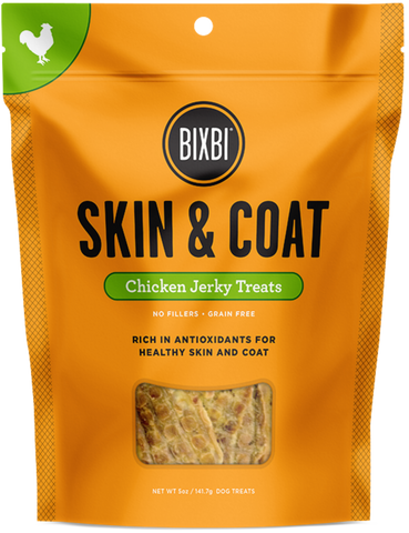 Bixbi Skin & Coat Chicken Breast Jerky Dog Treats