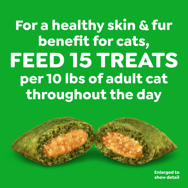 Greenies Feline SmartBites Healthy Indoor Natural Chicken Flavor Soft & Crunchy Adult Cat Treats