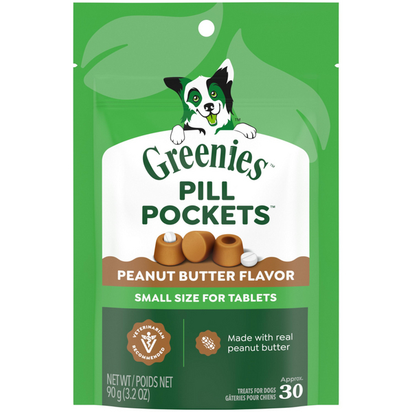Greenies Pill Pockets Canine Peanut Butter Dog Treats