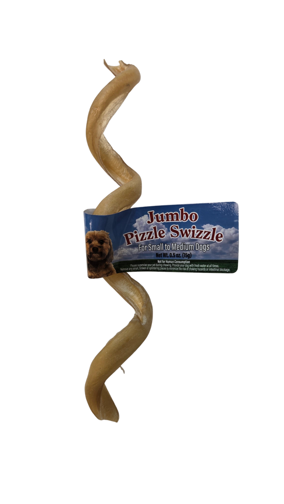 Nature's Own USA Jumbo Pizzle Swizzle Low Odor Bully Stick