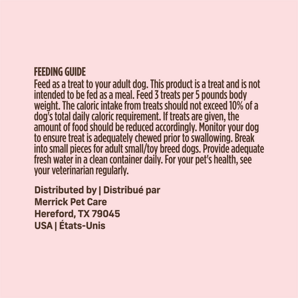 Merrick Power Bites Real Texas Beef Recipe Dog Treats