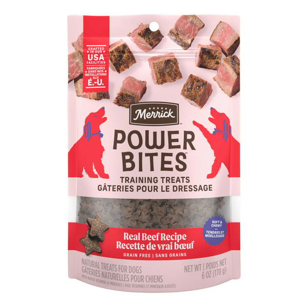 Merrick Power Bites Texas Beef Dog Treats