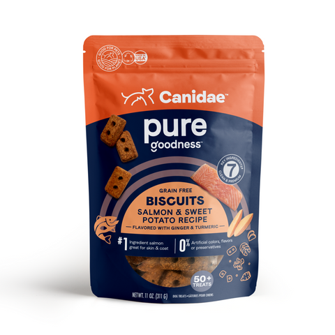 Canidae Pure Biscuits, Salmon & Sweet Potato Dog Treat