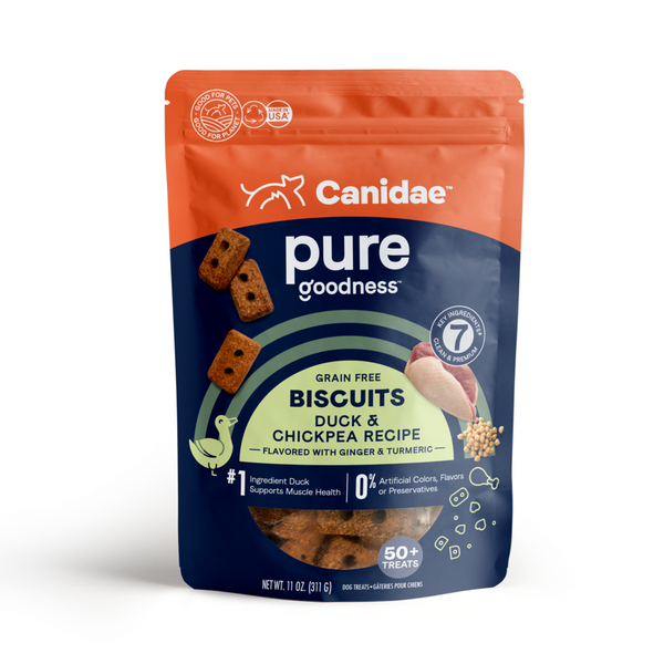 Canidae Pure Biscuits, Duck & Chickpea Dog Treat