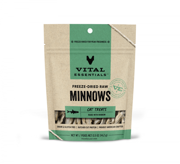 Vital Essentials Vital Cat Freeze Dried Grain Free Minnows Cat Treats