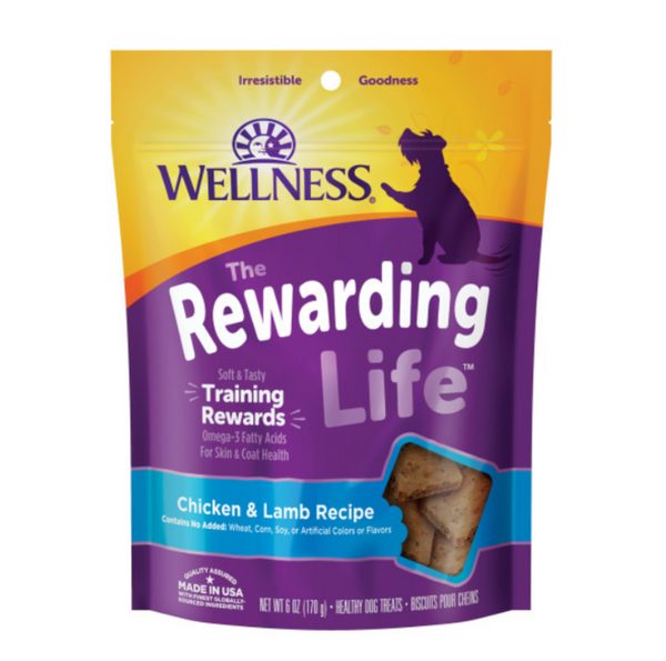 Wellness Natural Grain Free Wellbites Chicken and Lamb Recipe Dog Treats