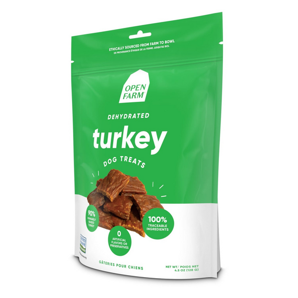 Open Farm Dehydrated Turkey Dog Treats