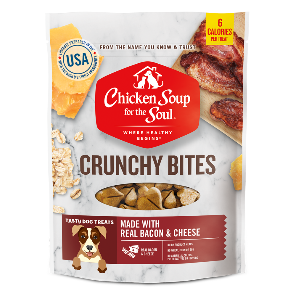 Chicken Soup Bacon and Cheese Crunchy Bites Dog Treats