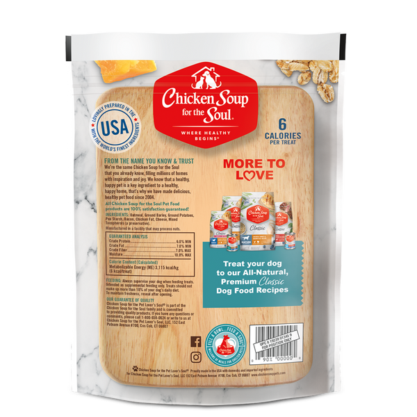 Chicken Soup Bacon and Cheese Crunchy Bites Dog Treats