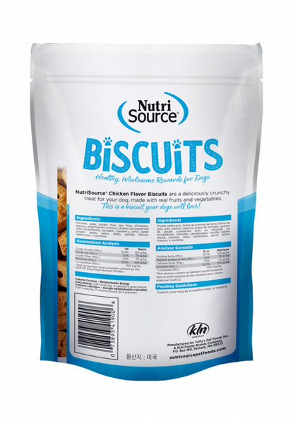 NutriSource Grain Free Chicken Biscuits Dog Treats