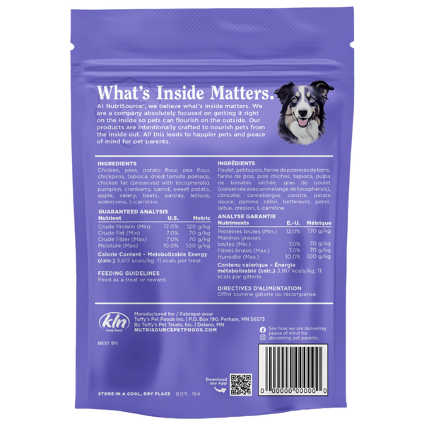 NutriSource Grain Free Chicken Biscuits Dog Treats