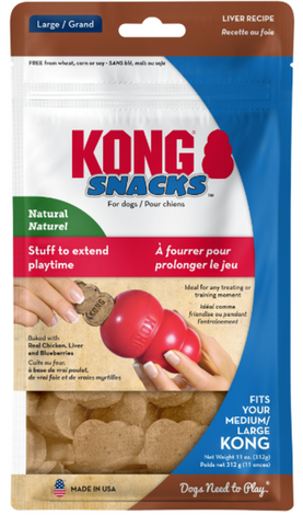 Kong Stuff'n Snacks Liver Recipe Dog Treats