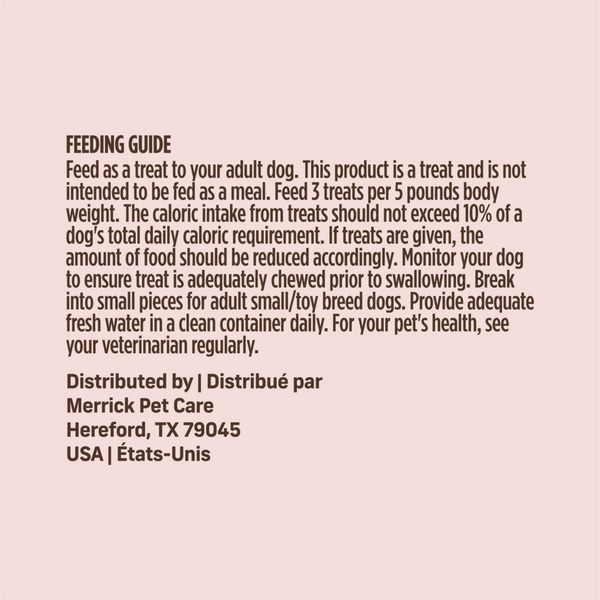 Merrick Power Bites Grain Free Salmon Dog Treats