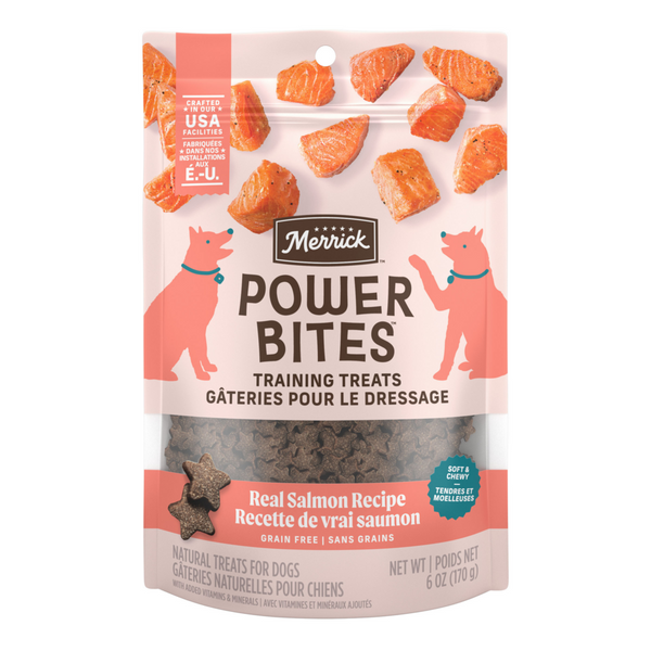Merrick Power Bites Salmon Dog Treats