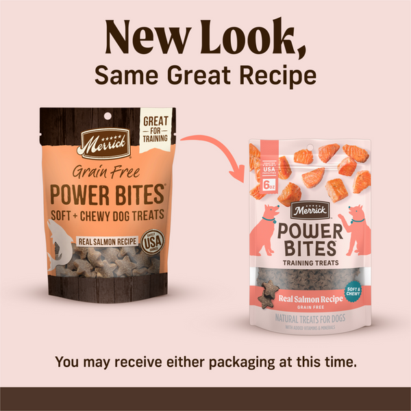 Merrick Power Bites Salmon Dog Treats