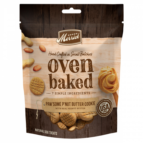 Merrick Paw'some Peanut Butter Oven Baked Dog Treats