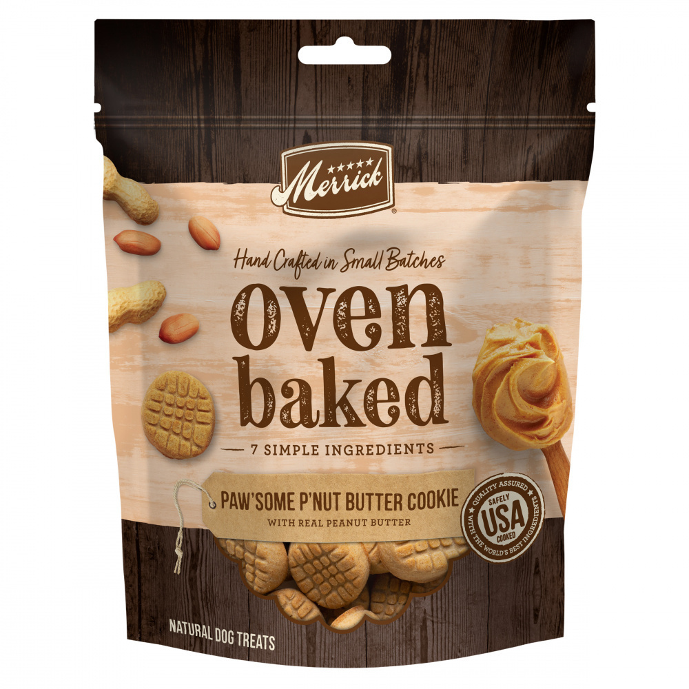 Merrick Paw'some Peanut Butter Oven Baked Dog Treats