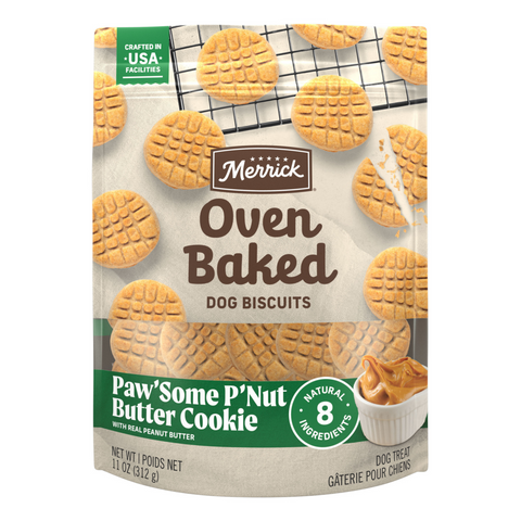 Merrick Paw'some Peanut Butter Oven Baked Dog Treats