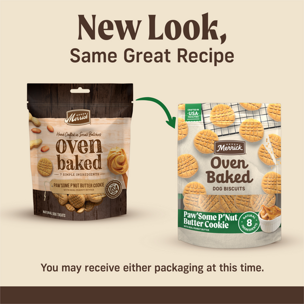 Merrick Paw'some Peanut Butter Oven Baked Dog Treats