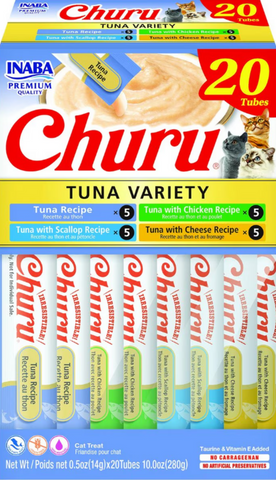 Inaba Churu Tuna Puree Cat Treats Variety Pack