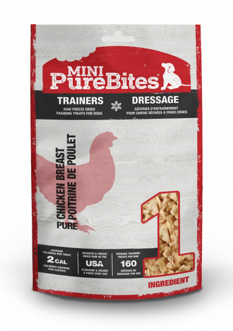 PureBites Mini Trainers Freeze Dried Chicken Breast Dog Treats