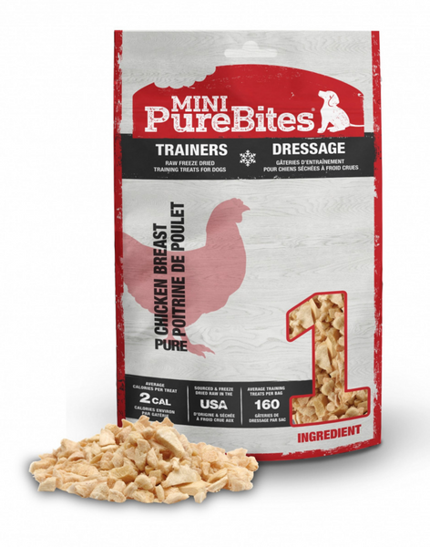 PureBites Mini Trainers Freeze Dried Chicken Breast Dog Treats