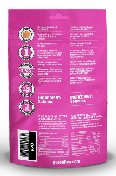 PureBites Freeze Dried Salmon Cat Treats