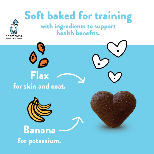 Shameless Pets Bananas for Bacon Soft-Baked Dog Treats