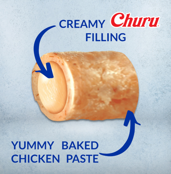 Inaba Cat Churu Bites Chicken Recipe Wraps Tuna With Salmon Recipe Cat Treats