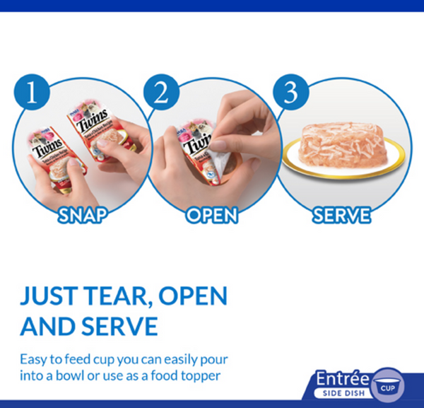 Inaba Cat Twin Cups Chicken Recipe Cat Food Topper