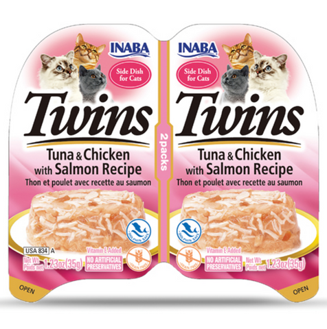 Inaba Cat Twin Cups Tuna & Chicken Recipe Cat Food Topper
