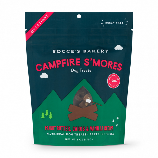 Bocce's Bakery Campfire S'mores Soft & Chewy Dog Treats
