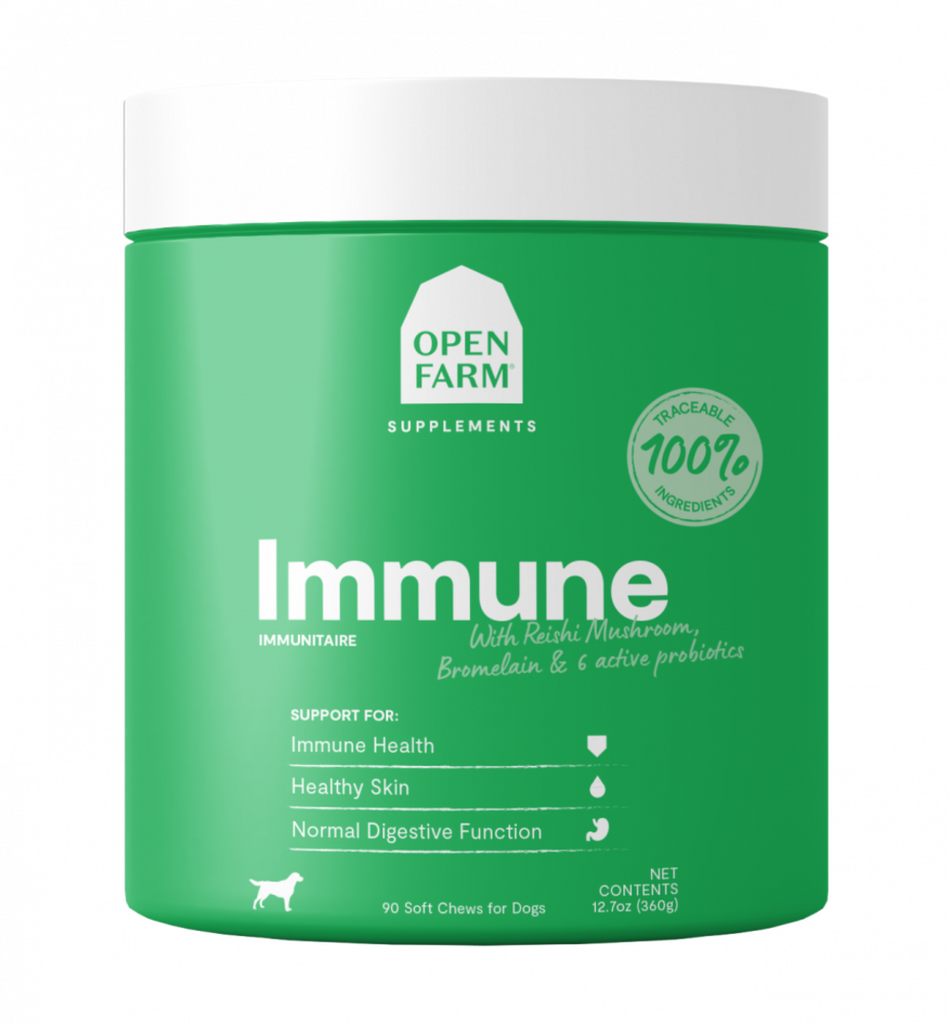Open Farm Immune Health Supplement Dog Chews