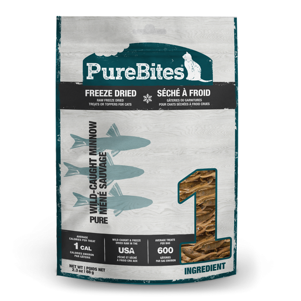 PureBites Freeze Dried Minnow Cat Treats