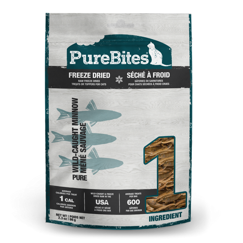 PureBites Freeze Dried Minnow Cat Treats