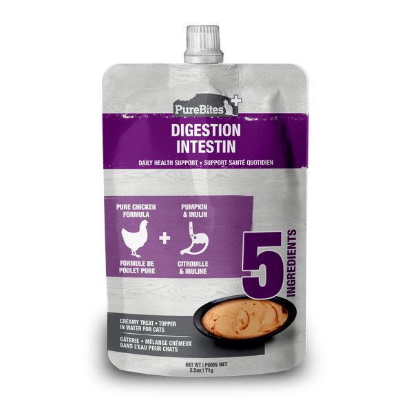PureBites Plus Gut & Digestion Squeezables Cat Treat/Topper