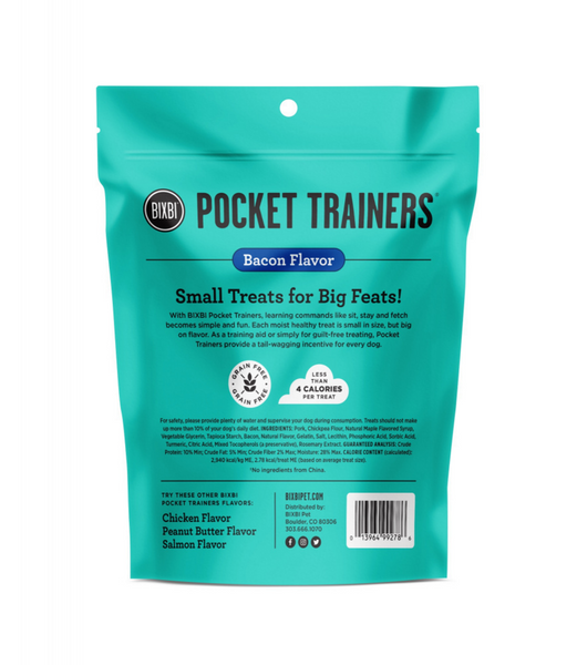 Bixbi Pocket Trainers Bacon Dog Treats