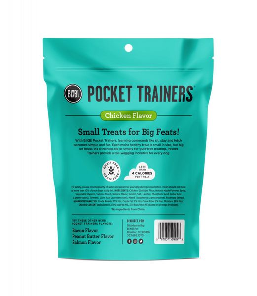 Bixbi Pocket Trainers Chicken Dog Treats