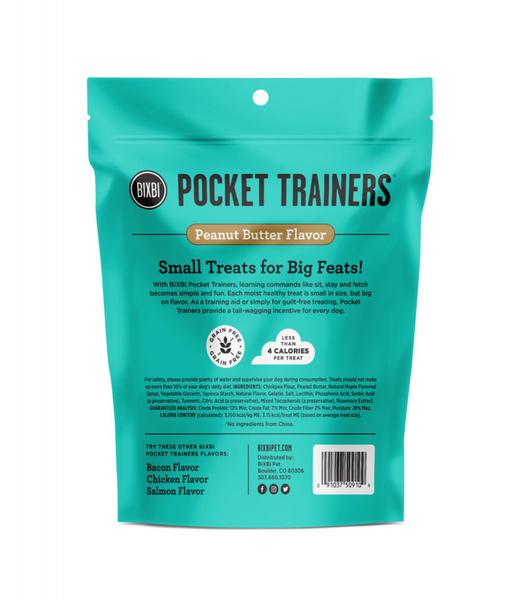 BIXBI Pocket Trainers Peanut Butter Dog Treats