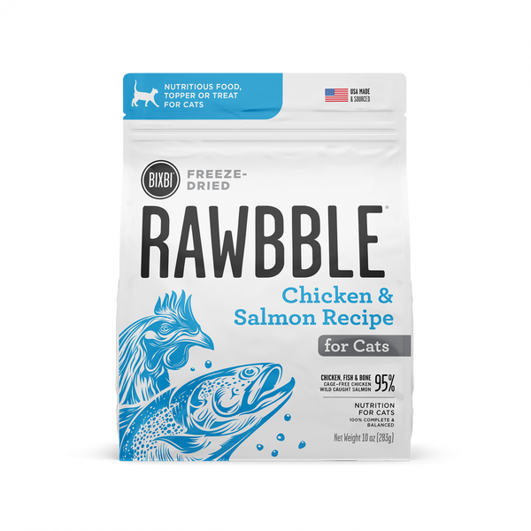 Bixbi Rawbble Chicken/Salmon Freeze Dried for Cats