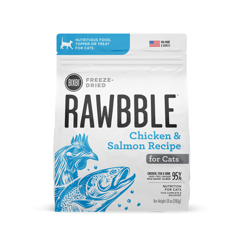 Bixbi Rawbble Chicken/Salmon Freeze Dried for Cats